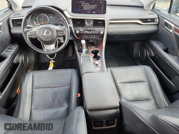 2020 Lexus RX 450h z VIN 2T2HGMDA7LC044429, wystawiony jako Copart lot #65892305 z przebiegiem 102 057 mil mil oraz Szkoda całkowita • Salvage title. Historia ofert i sprzedaży dostępna na DreamBid. Obrazek 8.