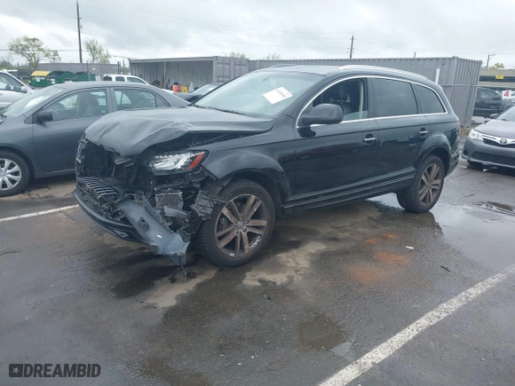 2015 Audi Q7 3.0T Premium Plus with VIN WA1LGAFE3FD024130, listed as a IAAI auction lot 41935105 with 1 mi miles. Bid and sale history available at carsss.com. Image 18.