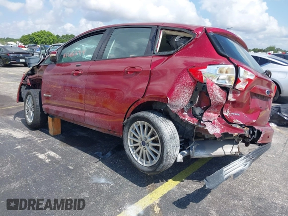 2014 Ford C-Max SE with VIN 1FADP5AU1EL502801, listed as a IAAI auction lot 42161200 with 178,199 mi miles. Bid and sale history available at carsss.com. Image 3.