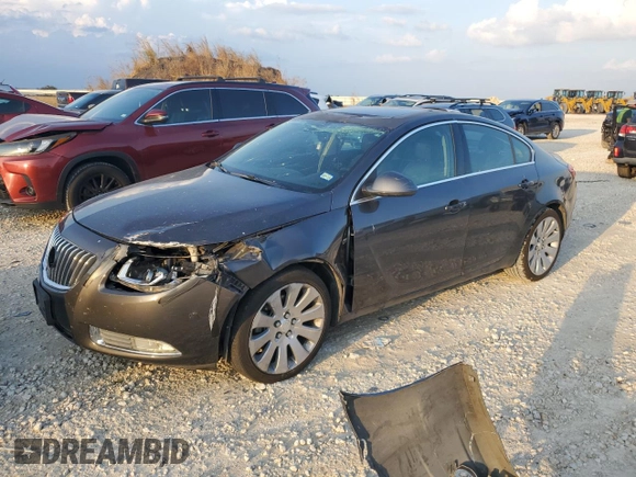 2011 Buick Regal CXL Turbo TO7 with VIN W04G15GV0B1127879, listed as a Copart auction lot 78176644 with Not Provided miles and Salvage Title. Bid and sale history available at carsss.com. Image 1.