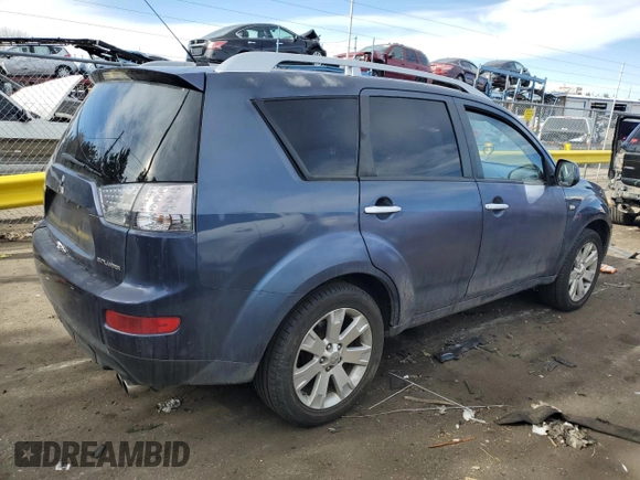 2007 Mitsubishi Outlander XLS with VIN JA4MT41X17Z020320, listed as a Copart auction lot 43949725 with 214,347 mi miles and Salvage Title. Bid and sale history available at carsss.com. Image 3.