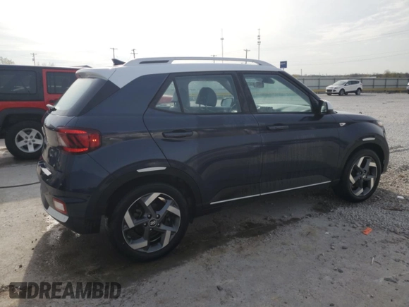 2022 Hyundai Venue SEL z VIN KMHRC8A35NU166774, wystawiony jako Copart lot #53079685 z przebiegiem 80 207 mil mil oraz Szkoda całkowita • Salvage title. Historia ofert i sprzedaży dostępna na DreamBid. Obrazek 3.