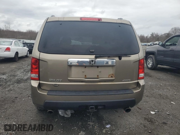 2011 Honda Pilot EX-L with VIN 5FNYF4H64BB022010, listed as a Copart auction lot 52857855 with 169,619 mi miles and Clean Title. Bid and sale history available at carsss.com. Image 6.