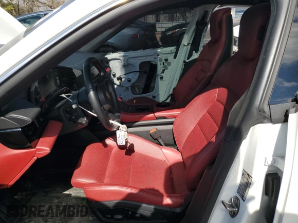 2022 Porsche Taycan 4S with VIN WP0AB2Y12NSA44345, listed as a Copart auction lot 45383275 with 24,564 mi miles and Salvage Title. Bid and sale history available at DreamBid. Image 7.