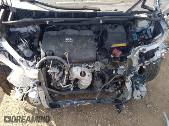 2017 Toyota Sienna LE with VIN 5TDJZ3DC1HS158937, listed as a Copart auction lot 70856204 with 110,572 mi miles and Salvage title. Bid and sale history available at DreamBid. Image 12.