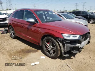 2018 Audi SQ5 Premium Plus with VIN WA1A4AFY6J2237684, listed as a Copart auction lot 52463523 with 70,270 mi miles. Bid and sale history available at carsss.com. Image 4.