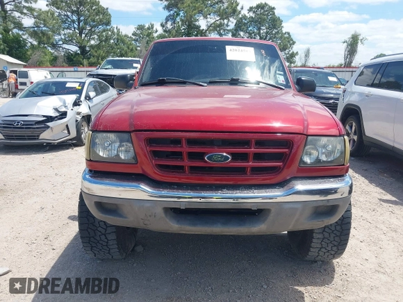 2003 Ford Ranger XL Fleet with VIN 1FTYR44V43PB45754, listed as a IAAI auction lot 42024503 with 196,361 mi miles. Bid and sale history available at carsss.com. Image 12.