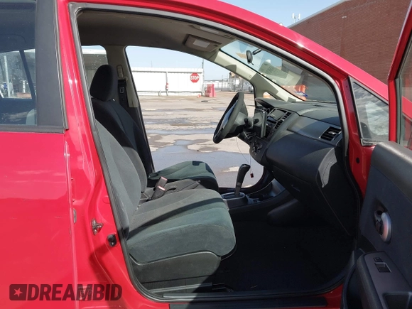 2010 Nissan Versa 1.8 S with VIN 3N1BC1CP2AL387348, listed as a IAAI auction lot 41698393 with 171,822 mi miles. Bid and sale history available at carsss.com. Image 5.