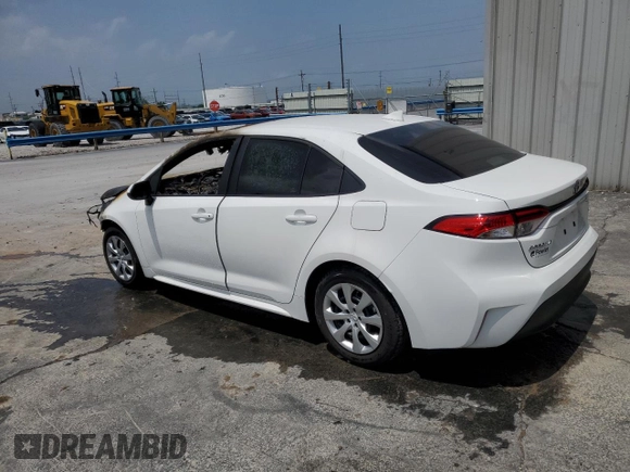 2024 Toyota Corolla LE with VIN 5YFB4MDE0RP081837, listed as a Copart auction lot 53582664 with Not Provided miles and Non Repairable. Bid and sale history available at carsss.com. Image 2.