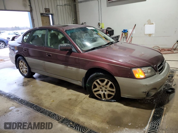 2001 Subaru Legacy Outback Limited with VIN 4S3BE686717200534, listed as a Copart auction lot 86165654 with 151,481 mi miles and Salvage title. Bid and sale history available at DreamBid. Image 4.