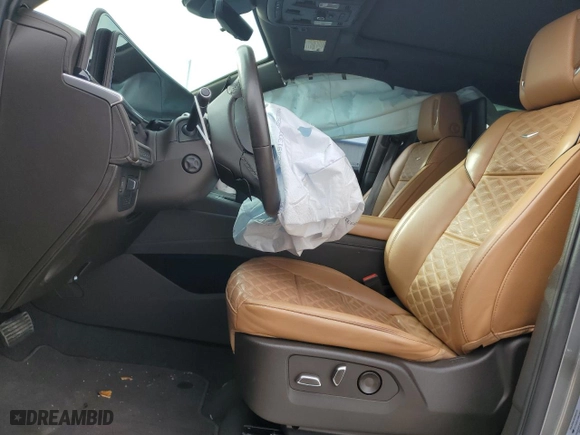 2022 Cadillac Escalade Sport with VIN 1GYS4FKL7NR145458, listed as a Copart auction lot 46334145 with 28,622 mi miles and Salvage Title. Bid and sale history available at carsss.com. Image 7.