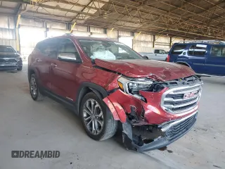 2020 GMC Terrain SLT with VIN 3GKALPEX7LL142268, listed as a Copart auction lot 69943854 with 126,136 mi miles and Salvage Title. Bid and sale history available at carsss.com. Image 4.