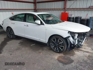 2023 Honda Accord Touring with VIN 1HGCY2F8XPA042938, listed as a IAAI auction lot 42246232 with 32,500 mi miles and . Bid and sale history available at DreamBid. Image 1.
