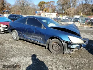 2003 Honda Accord Cpe LX with VIN 1HGCM72223A034157, listed as a Copart auction lot 78811364 with 0 mi miles and Salvage Title. Bid and sale history available at carsss.com. Image 4.