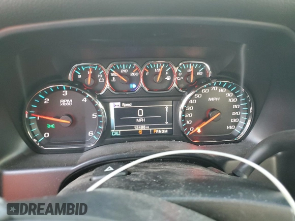 2015 Chevrolet Silverado 1500 LT with VIN 1GCVCREC3FZ361795, listed as a Copart auction lot 76841864 with 12,488 mi miles and Salvage Title. Bid and sale history available at DreamBid. Image 9.