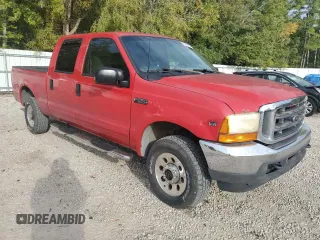 2001 Ford Super Duty F-250 XL with VIN 1FTNW21L91EC50835, listed as a Copart auction lot 76288194 with 262,493 mi miles and Salvage Title. Bid and sale history available at carsss.com. Image 4.