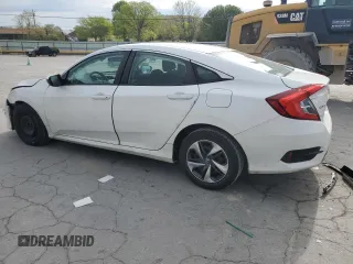 2019 Honda Civic LX with VIN 2HGFC2F6XKH606222, listed as a Copart auction lot 53129505 with 68,629 mi miles and Salvage Title. Bid and sale history available at DreamBid. Image 2.