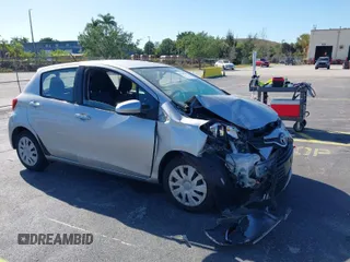 2016 Toyota Yaris L with VIN VNKKTUD3XGA059757, listed as a IAAI auction lot 41788229 with 102,533 mi miles. Bid and sale history available at carsss.com. Image 1.