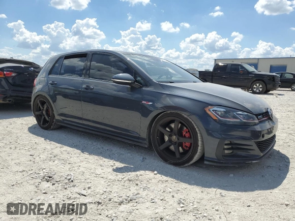 2018 Volkswagen Golf GTI S with VIN 3VW447AU2JM295209, listed as a Copart auction lot 69427114 with 85,135 mi miles and Salvage Title. Bid and sale history available at carsss.com. Image 4.