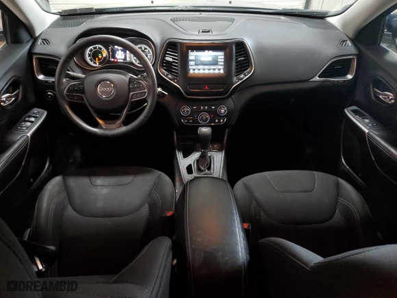 2019 Jeep Cherokee Latitude with VIN 1C4PJLCB3KD248278, listed as a Copart auction lot 46877015 with 74,155 mi miles and Salvage Title. Bid and sale history available at carsss.com. Image 8.