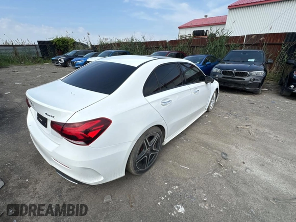 2020 Mercedes-Benz A 220 with VIN W1K3G4FB9LJ196792, listed as a Copart auction lot 62282685 with 88,600 mi miles and Clean title. Bid and sale history available at DreamBid. Image 4.
