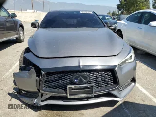 2021 Infiniti Q60 Red Sport 400 with VIN JN1FV7LK5MM530077, listed as a Copart auction lot 52732985 with 38,404 mi miles and Salvage title. Bid and sale history available at DreamBid. Image 5.