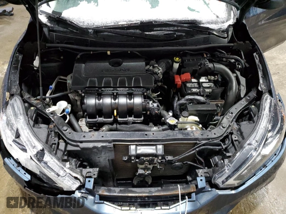 2016 Nissan Sentra SR with VIN 3N1AB7AP9GL665966, listed as a Copart auction lot 46594565 with 77,325 mi miles and Salvage Title. Bid and sale history available at DreamBid. Image 11.