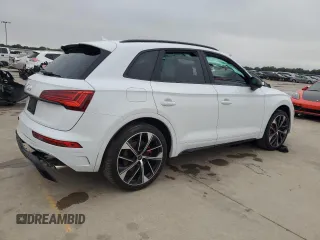 2024 Audi SQ5 Premium Plus with VIN WA1B4AFYXR2010353, listed as a Copart auction lot 73026334 with 8,176 mi miles and Salvage Title. Bid and sale history available at DreamBid. Image 3.