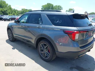 2025 Ford Explorer ST-Line with VIN 1FMUK8KH7SGB37620, listed as a IAAI auction lot 42553038 with 8,067 mi miles and . Bid and sale history available at DreamBid. Image 3.
