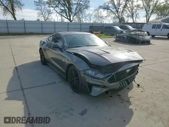 2020 Ford Mustang GT with VIN 1FA6P8CF3L5177093, listed as a Copart auction lot 50061925 with 44,749 mi miles and Salvage Title. Bid and sale history available at DreamBid. Image 10.