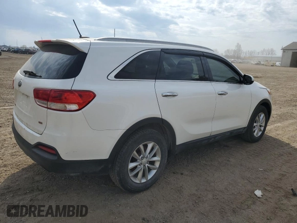 2016 Kia Sorento LX with VIN 5XYPG4A38GG121504, listed as a Copart auction lot 54166175 with 181,509 mi miles and Clean Title. Bid and sale history available at carsss.com. Image 3.