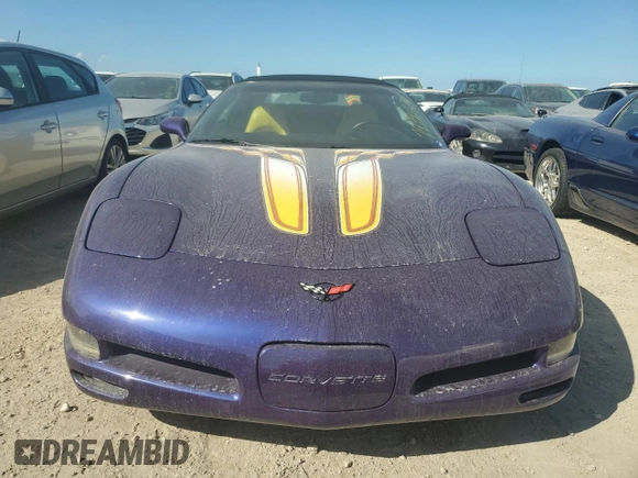 1998 Chevrolet Corvette with VIN 1G1YY32G3W5117020, listed as a Copart auction lot 74991374 with 0 mi miles and Salvage Title. Bid and sale history available at carsss.com. Image 5.