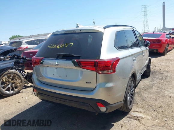2020 Mitsubishi Outlander SE with VIN JA4AD3A36LZ046820, listed as a IAAI auction lot 42221057 with 79,758 mi miles and . Bid and sale history available at DreamBid. Image 4.