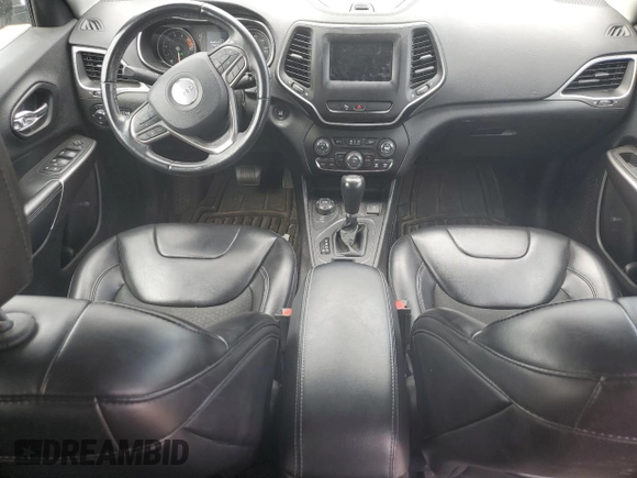 2019 Jeep Cherokee Latitude Plus with VIN 1C4PJMLX9KD393973, listed as a Copart auction lot 62123295 with 79,338 mi miles and Salvage title. Bid and sale history available at DreamBid. Image 8.