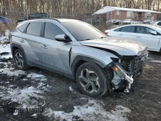 2022 Hyundai Tucson SEL with VIN 5NMJC3AEXNH088778, listed as a Copart auction lot 42343075 with 23,461 mi miles and Salvage Title. Bid and sale history available at DreamBid. Image 4.
