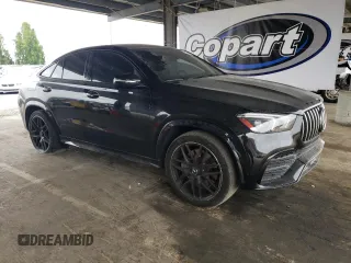 2022 Mercedes-Benz GLE 53 AMG with VIN 4JGFD6BBXNA787133, listed as a Copart auction lot 55322535 with 50,270 mi miles and Salvage title. Bid and sale history available at DreamBid. Image 4.