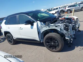 2024 Toyota RAV4 Hybrid XSE with VIN JTME6RFV3RD549984, listed as a IAAI auction lot 41861868 with 8,742 mi miles. Bid and sale history available at carsss.com. Image 14.
