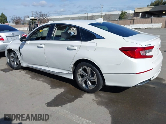 2018 Honda Accord EX-L z VIN 1HGCV1F52JA083242, wystawiony jako IAAI lot #41544446 z przebiegiem 22 387 mil mil oraz . Historia ofert i sprzedaży dostępna na DreamBid. Obrazek 3.