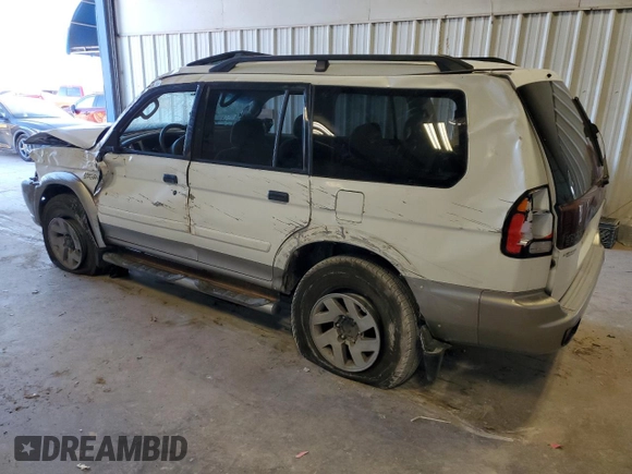 2003 Mitsubishi Montero Sport XLS with VIN JA4MT31R53J038615, listed as a Copart auction lot 48608875 with 154,874 mi miles and Salvage Title. Bid and sale history available at carsss.com. Image 2.