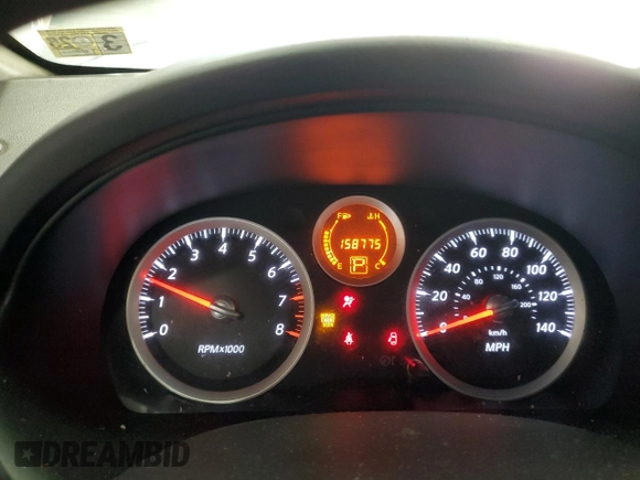 2011 Nissan Sentra SR with VIN 3N1AB6AP1BL648551, listed as a Copart auction lot 50561025 with 158,775 mi miles and Salvage Title. Bid and sale history available at DreamBid. Image 9.
