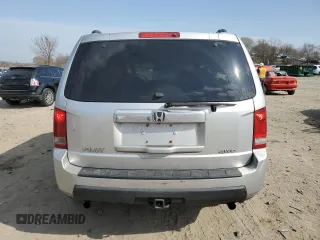 2011 Honda Pilot EX-L with VIN 5FNYF4H65BB013820, listed as a Copart auction lot 49693825 with 185,190 mi miles and Salvage Title. Bid and sale history available at carsss.com. Image 6.