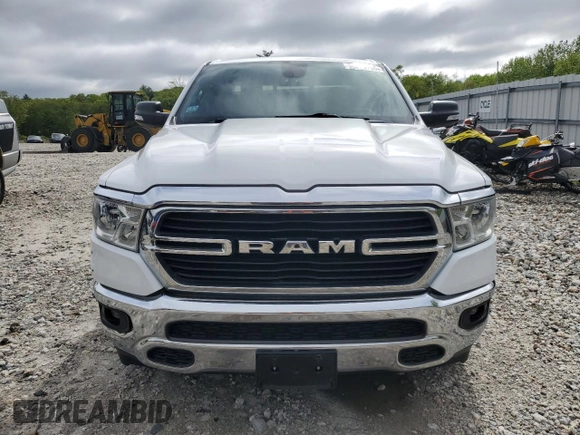 2021 Ram 1500 Big Horn z VIN 1C6SRFBT9MN758587, wystawiony jako Copart lot #56278755 z przebiegiem 56 963 mil mil oraz Szkoda całkowita • Salvage title. Historia ofert i sprzedaży dostępna na DreamBid. Obrazek 5.