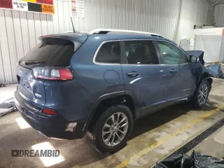 2020 Jeep Cherokee Altitude with VIN 1C4PJMLX7LD516686, listed as a Copart auction lot 50758025 with 34,450 mi miles and Salvage Title. Bid and sale history available at carsss.com. Image 3.