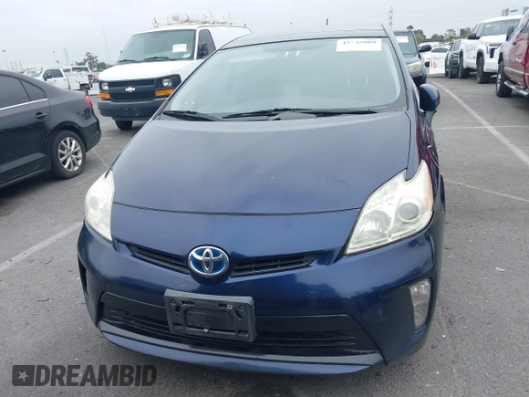 2014 Toyota Prius Four with VIN JTDKN3DU7E1779813, listed as a IAAI auction lot 42395989 with 148,626 mi miles and . Bid and sale history available at DreamBid. Image 12.