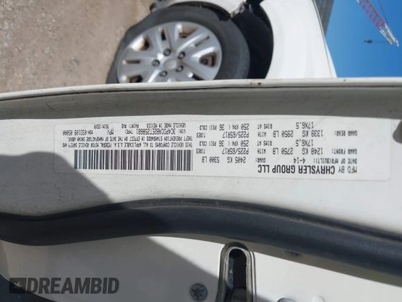 2014 Dodge Journey SE with VIN 3C4PDCAB2ET258681, listed as a IAAI auction lot 42558132 with 136,569 mi miles and . Bid and sale history available at DreamBid. Image 9.