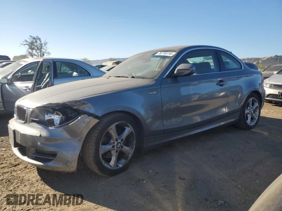 2010 BMW 1 Series 128i with VIN WBAUP9C54AVL89302, listed as a Copart auction lot 76716114 with 65,882 mi miles and Salvage Title. Bid and sale history available at DreamBid. Image 1.