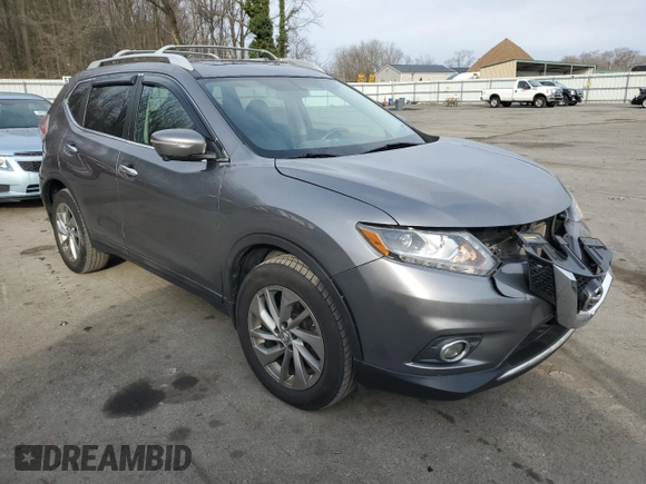 2015 Nissan Rogue SL with VIN 5N1AT2MV3FC914694, listed as a Copart auction lot 50676605 with 131,466 mi miles and Salvage Title. Bid and sale history available at carsss.com. Image 4.