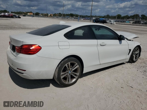 2014 BMW 4 Series 428i with VIN WBA3N3C59EK231561, listed as a Copart auction lot 58250965 with Not provided miles and Non repairable. Bid and sale history available at DreamBid. Image 3.