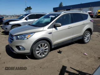 2017 Ford Escape Titanium with VIN 1FMCU9JD0HUD39896, listed as a Copart auction lot 51850205 with 64,722 mi miles and Clean Title. Bid and sale history available at carsss.com. Image 1.