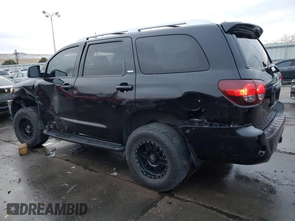 2018 Toyota Sequoia SR5 with VIN 5TDBY5G17JS162297, listed as a Copart auction lot 84745084 with 122,154 mi miles and Salvage Title. Bid and sale history available at carsss.com. Image 2.